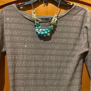 Express size small beaded dress